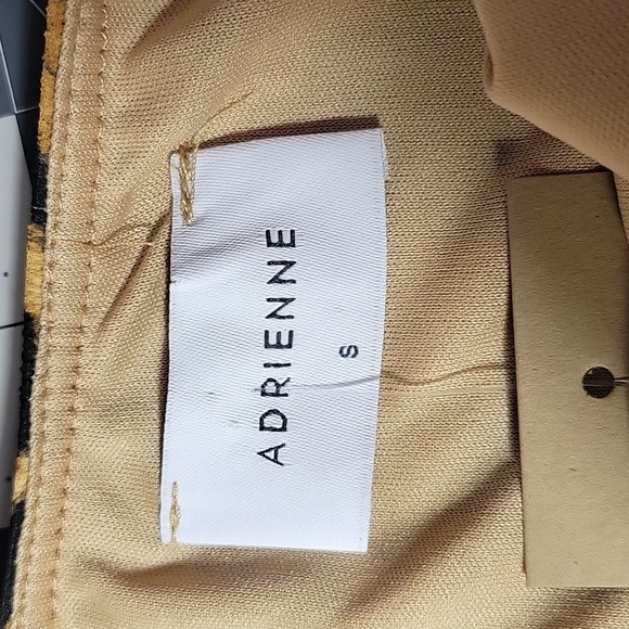 ADRIENNE Ruffled Animal Print Tank‎ Top Size Small - Picture 7 of 8